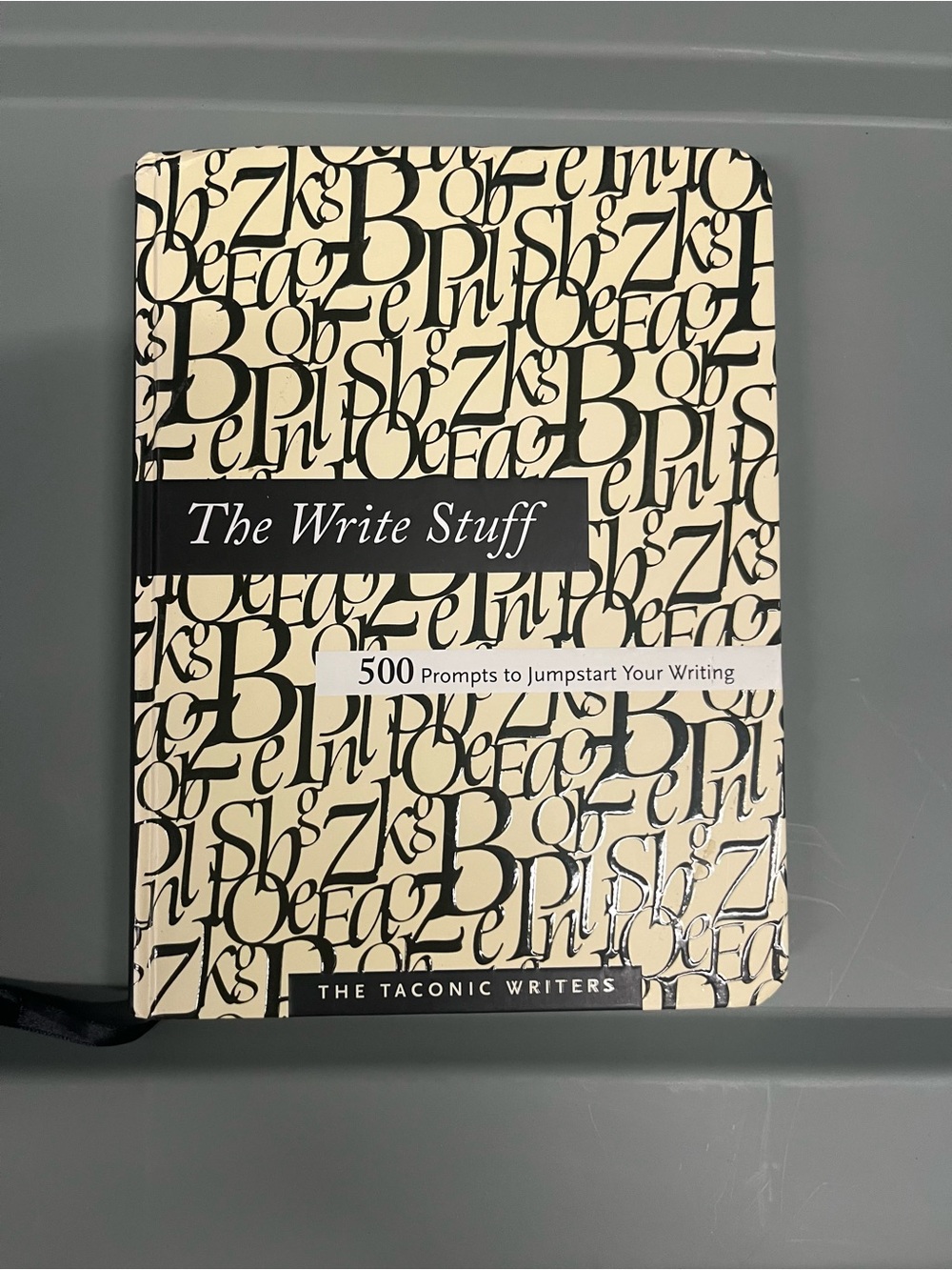 The Write Stuff Cream & Black Writing Journal by